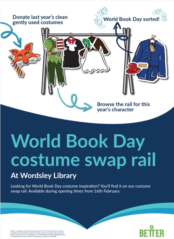 Wordsley Library - World Book Day Costume Swap